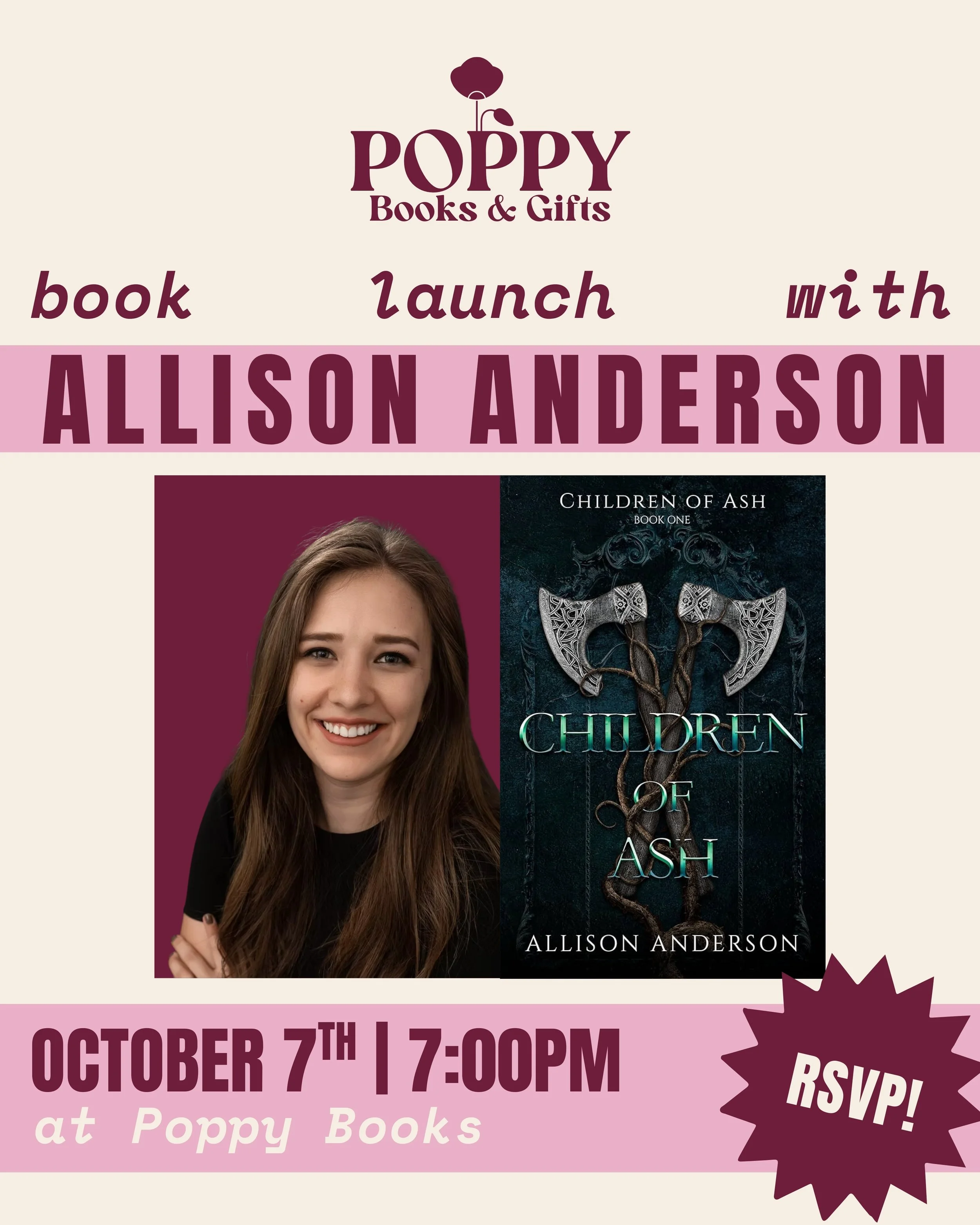 Author Event: Allison Anderson