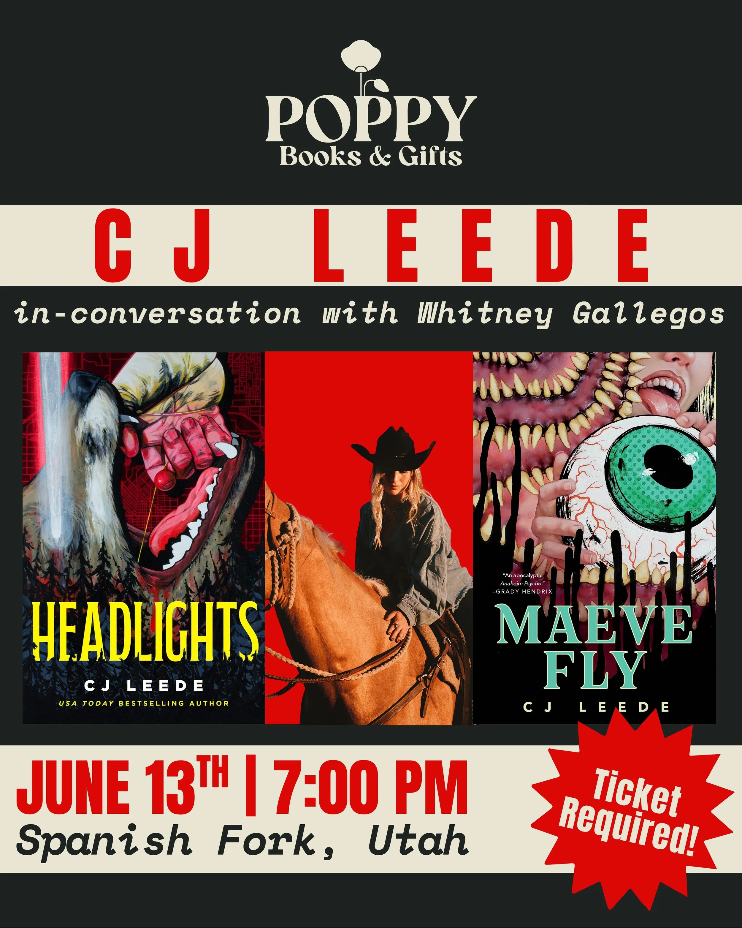 Author Event: CJ Leede