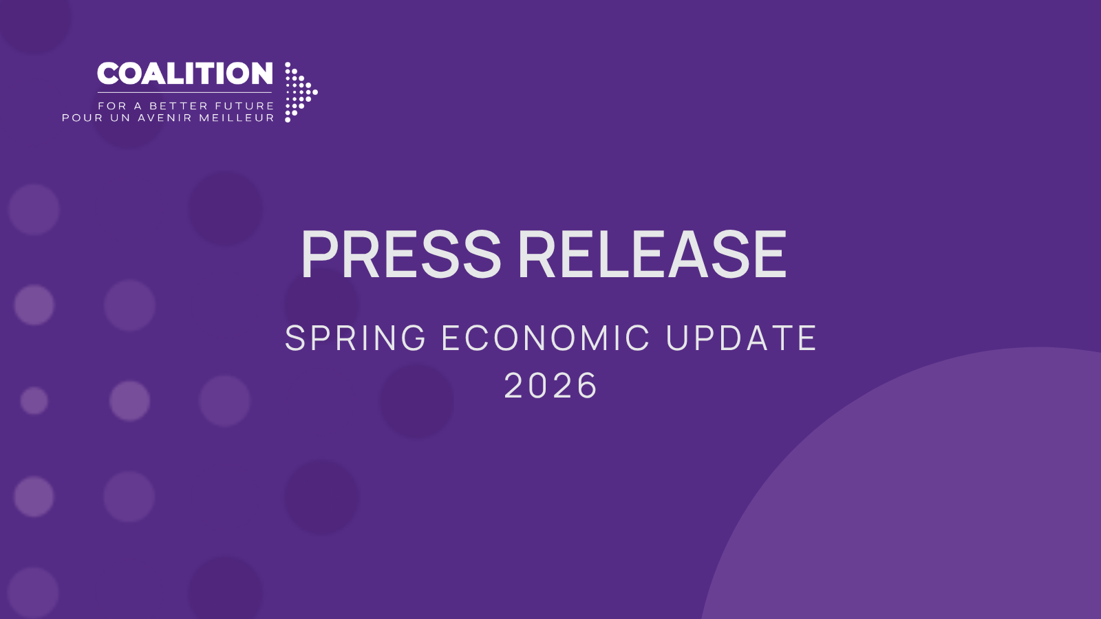 Spring Economic Update headed in right direction, but Canada must move faster