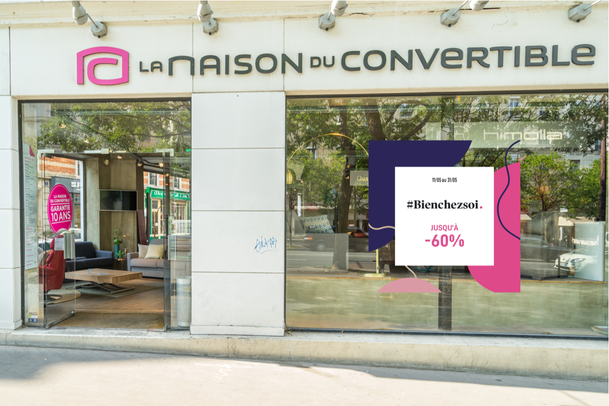 Vitrophanie pour La Maison Du Convertible