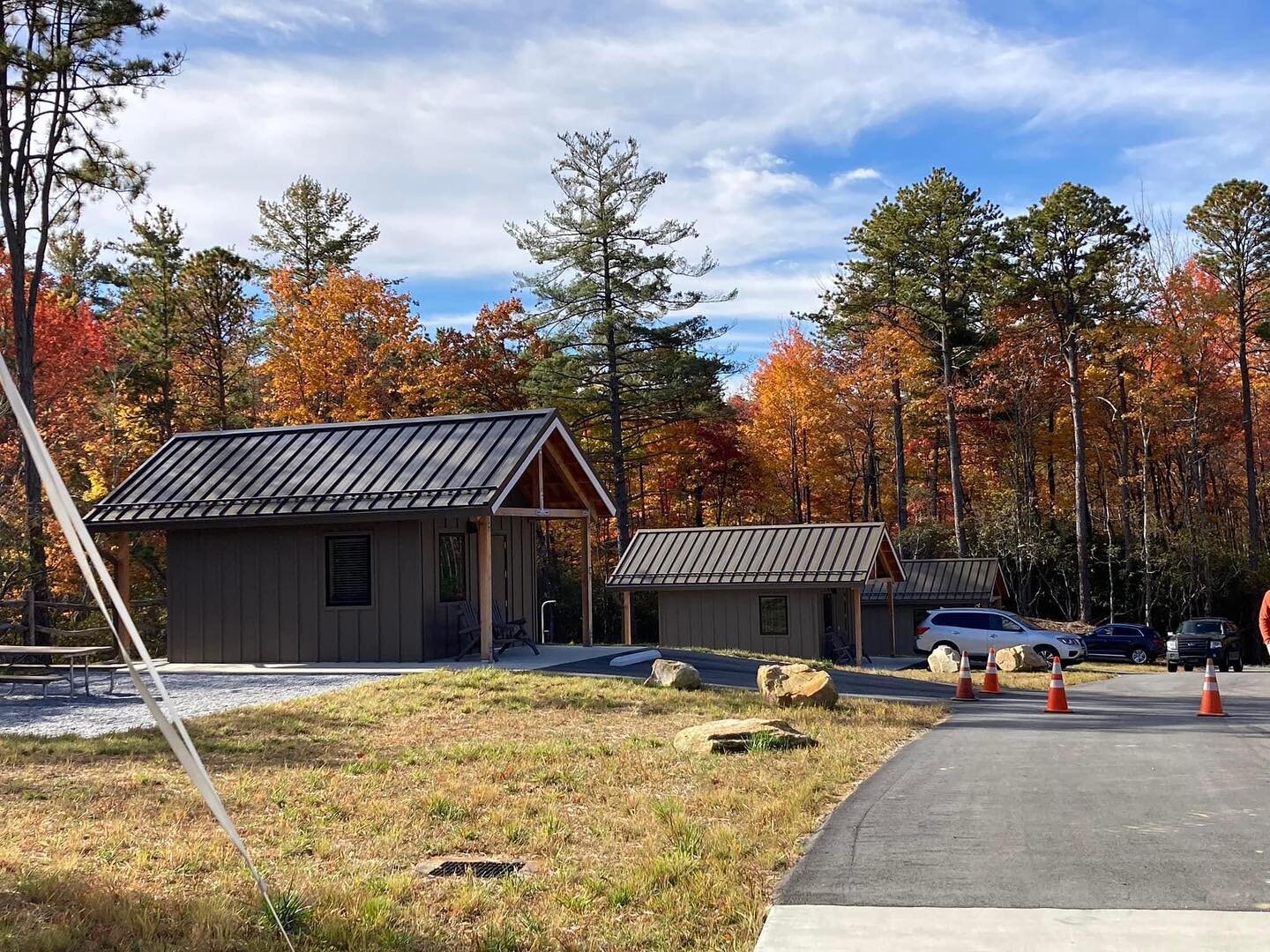 Have you made a reservation at the new Gorges State Park Campground yet?! Don't wait to check out these freshly finished facilities! The Campground offers full RV hookup, tent sites, and heated camper cabins. 

Thanks to all who came out to the Grand