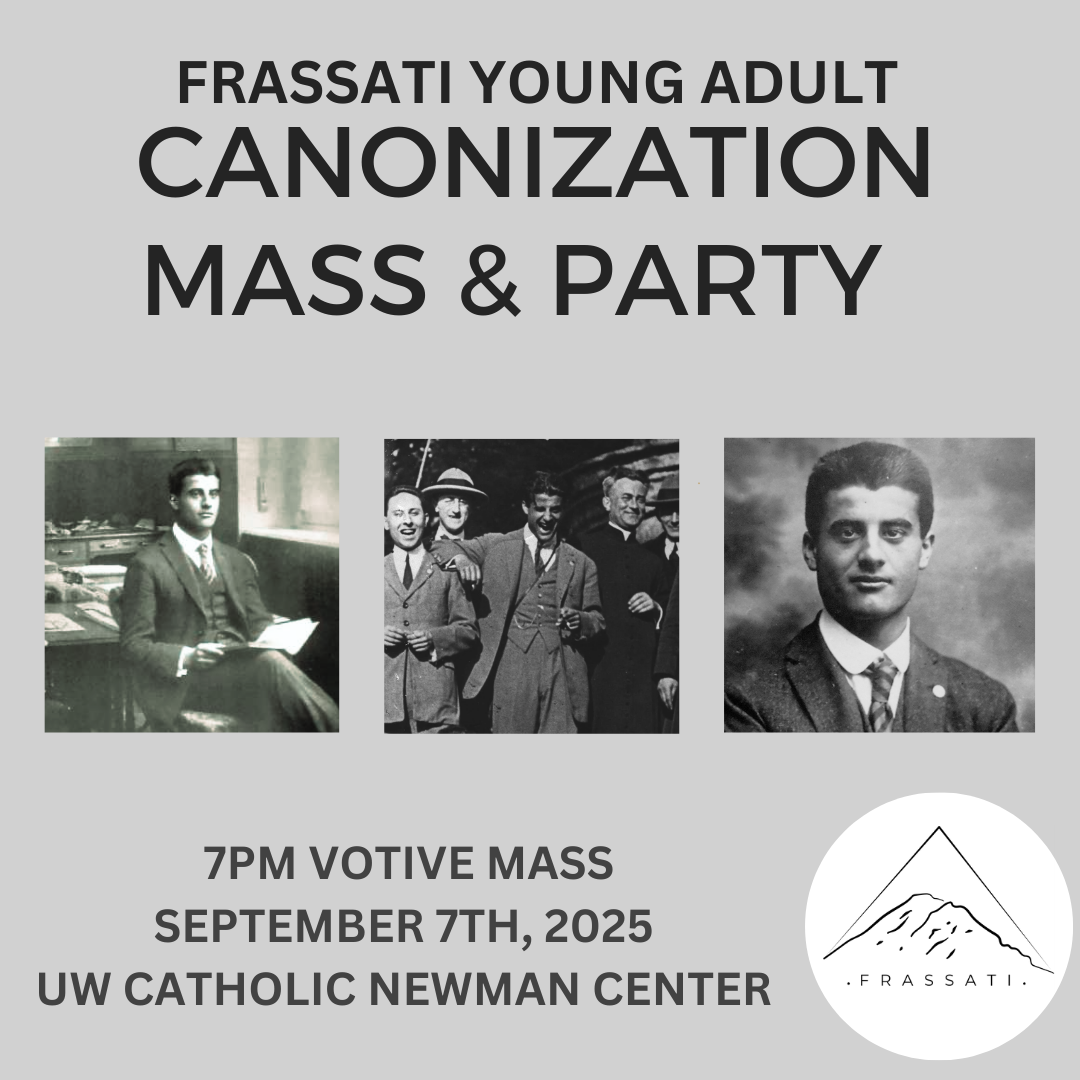 St. Frassati Mass & Party