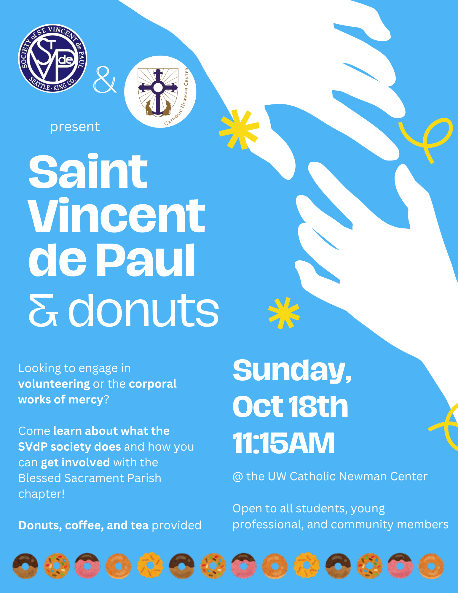 Saint Vincent de Paul & Donuts