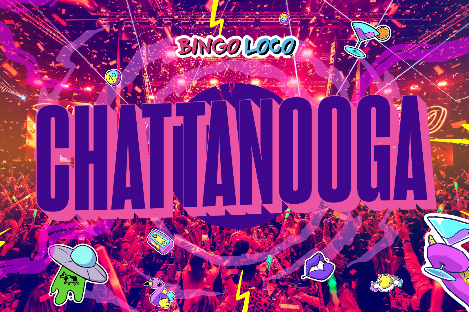 Bingo Loco – The Wildest Bingo Party in Chattanooga!