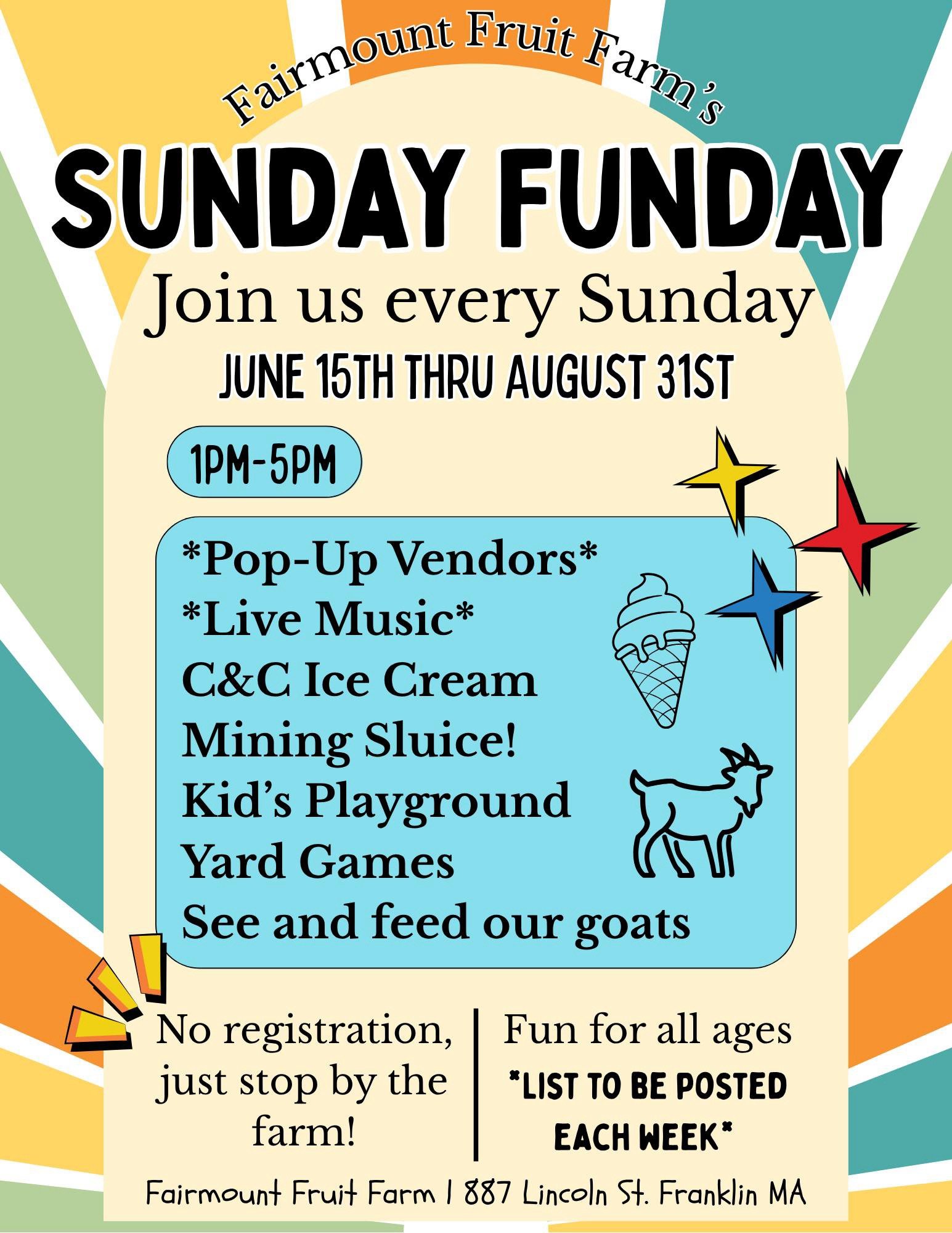 Fairmount Fruit Farm Sunday Fundays