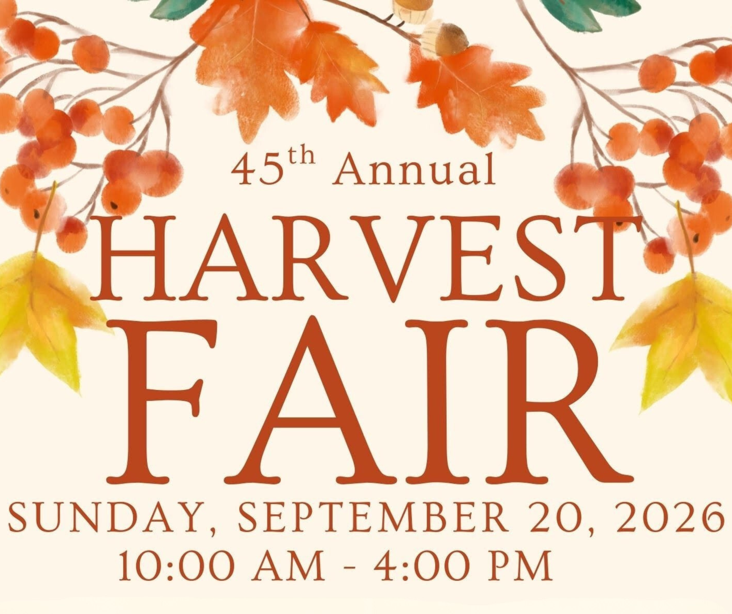 45th Country Harvest Fair
