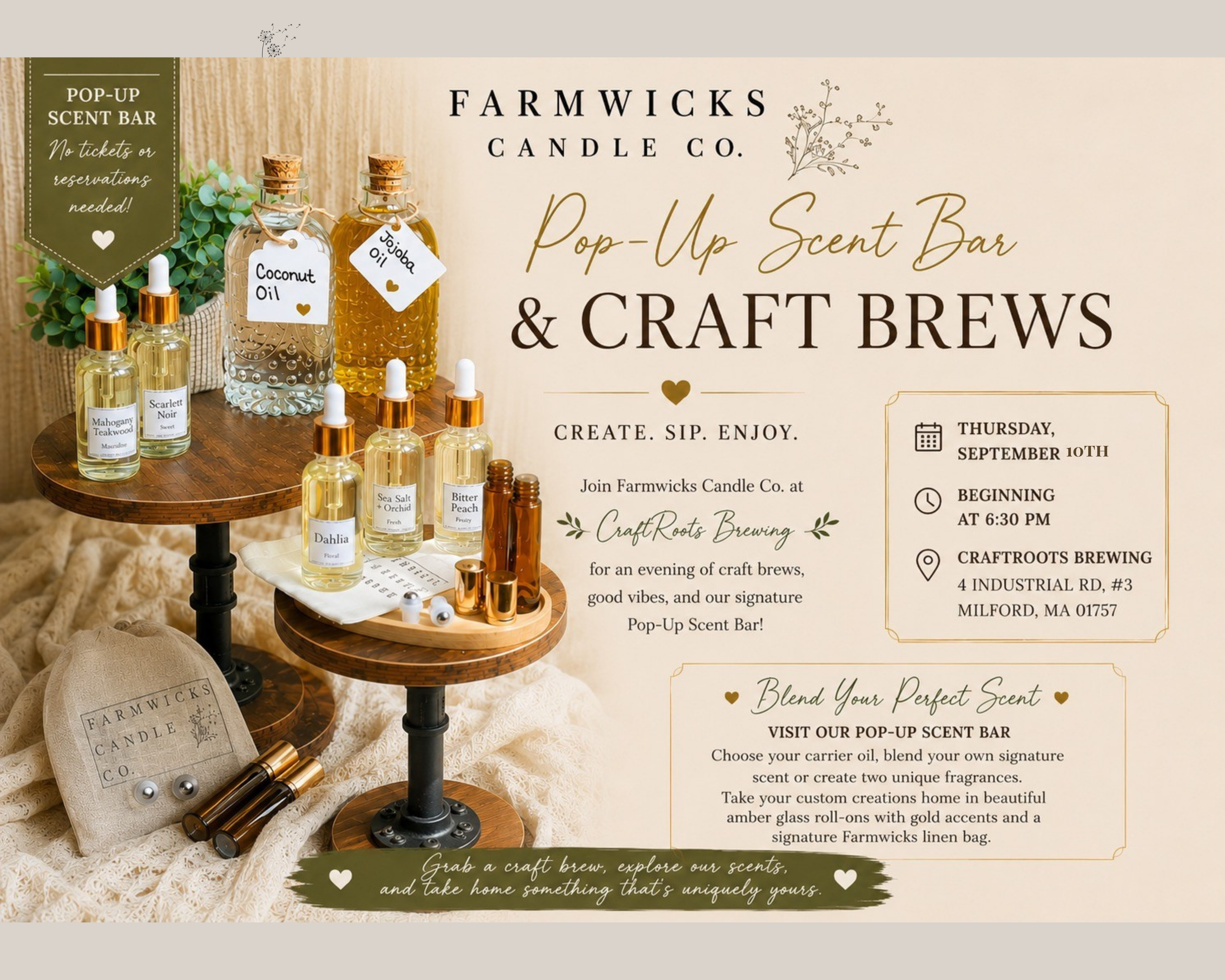 Craft Brews & Custom Fragrance! 🍺🌿