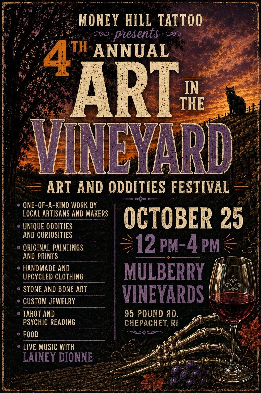 Art in the Vineyard by Money Hill Tattoo