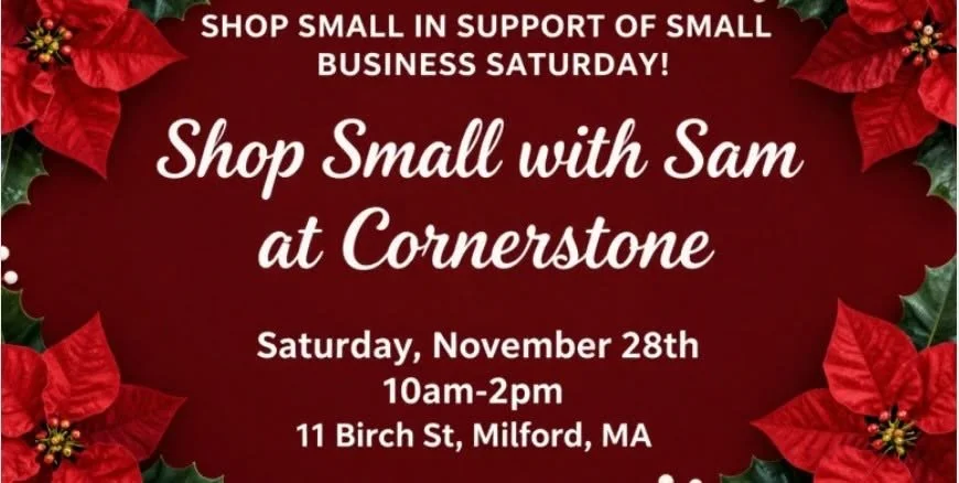 Shop Small with Sam at Cornerstone