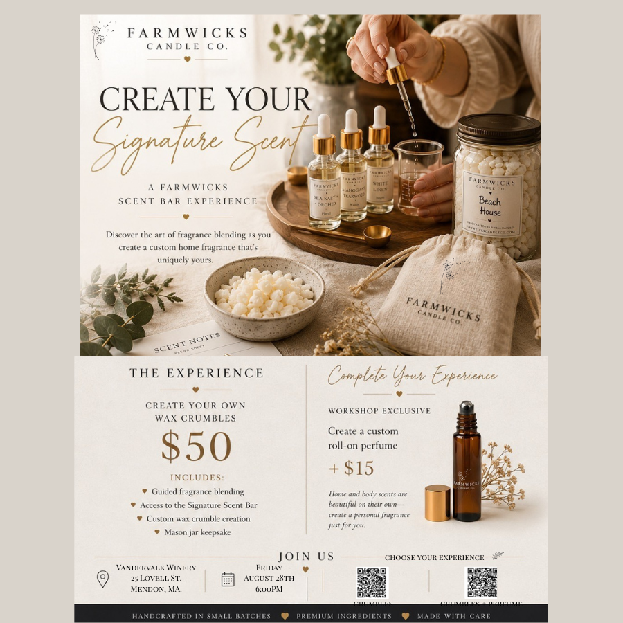 A Farmwicks Scent Bar Experience at Vandervalk Farm & Winery