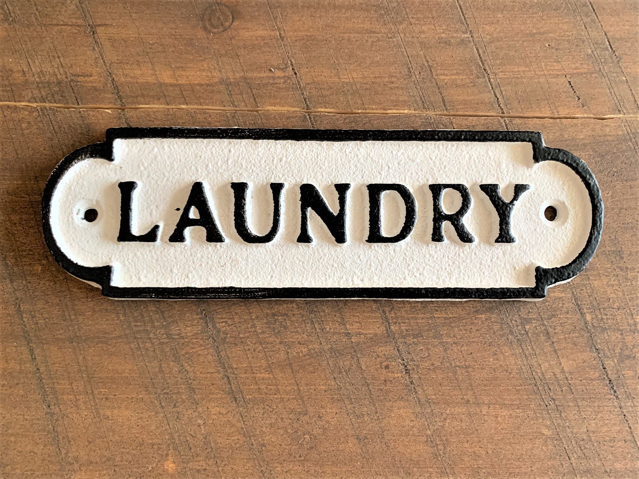 Metal Laundry Sign