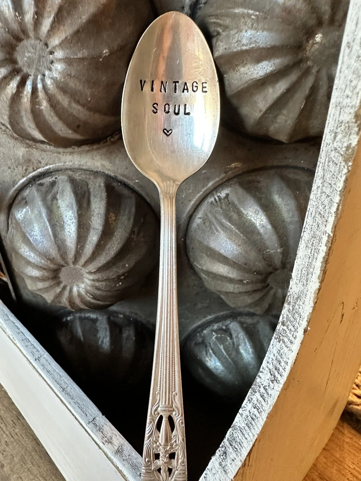 Vintage Hand Stamped Spoon