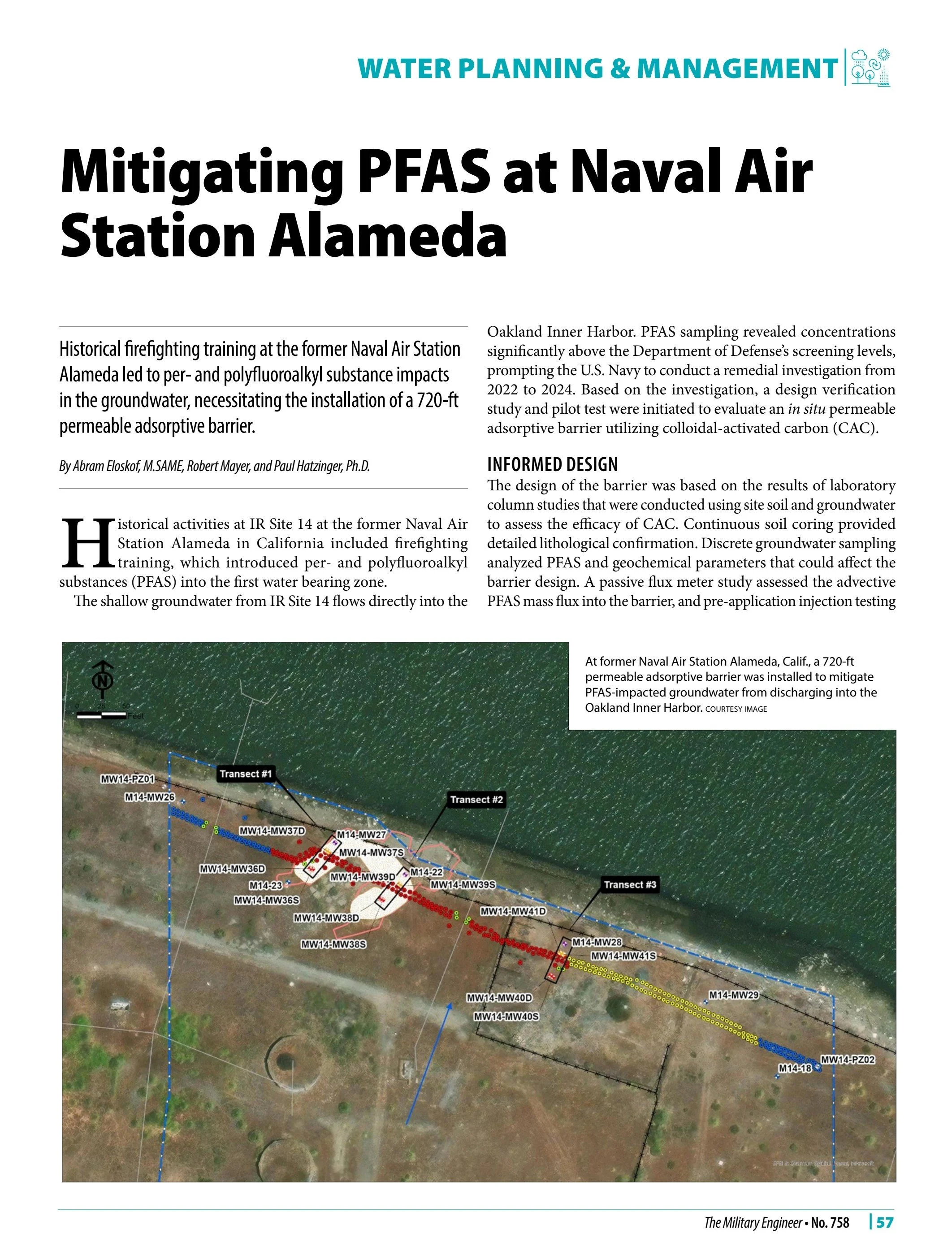 Bayside Supports Navy's PFAS Mitigation Efforts at Former Naval Air Station Alameda