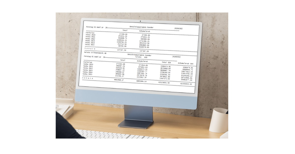 Likviditetsprognoser i iScala – så får du bättre kontroll över kassaflödet&nbsp;