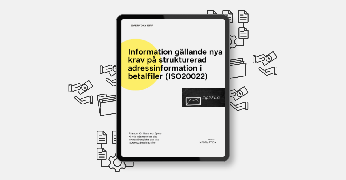 Bild på Artikel kring de nya kraven på adressinformation i betalningsfiler