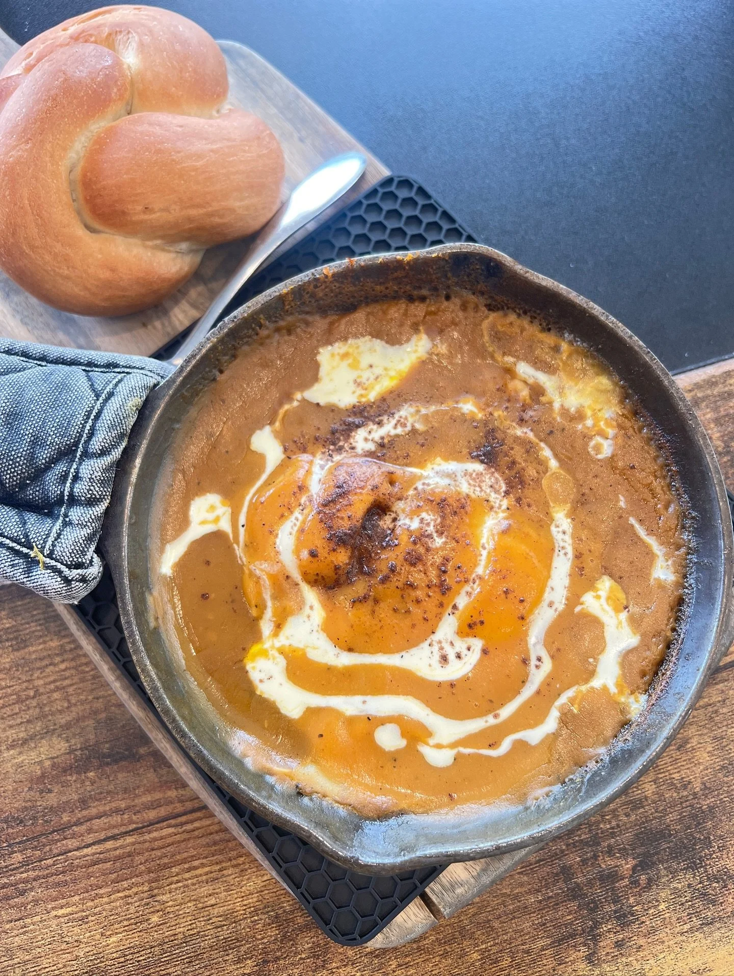 Guess whats back?! Everyone&rsquo;s favorite fall seasonal dishes, Sweet Potato Shakshuka &amp; Sweet Potato Soup 🍠 🥣! 

Starting Monday, November 3rd these will be available at the Caf&eacute; for the whole month! Come by to try this sweet potato 