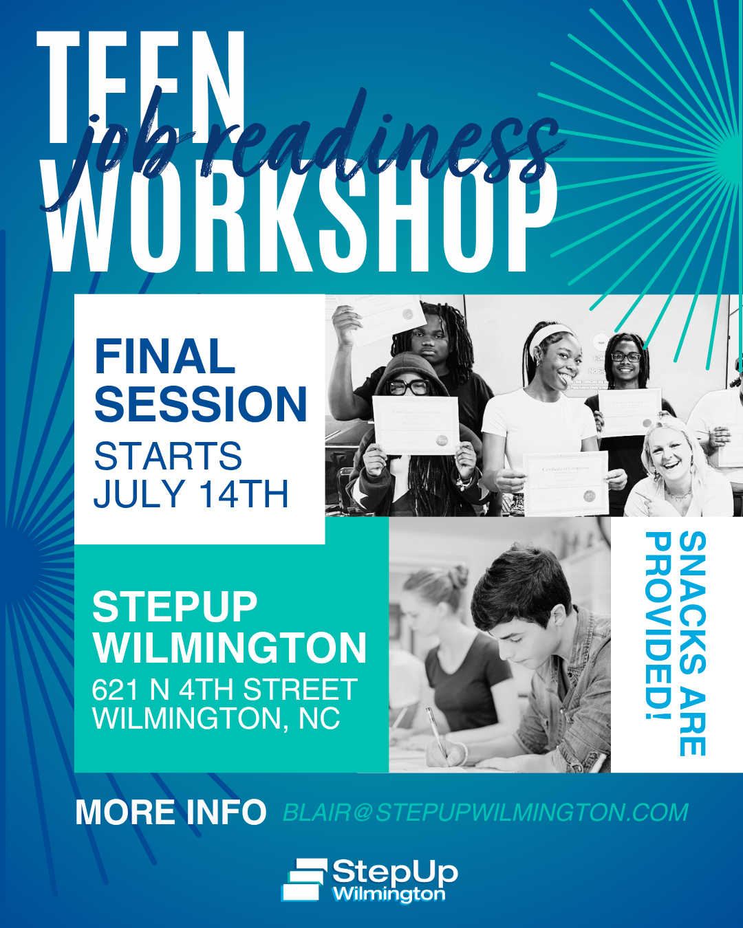 Teen Career Readiness Group July 14th