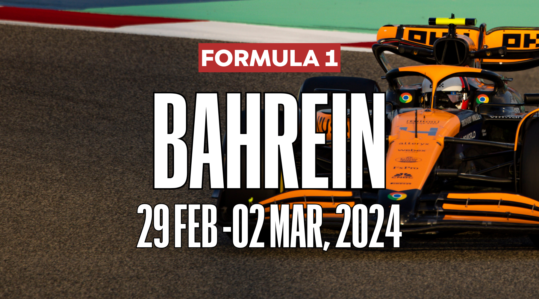 HORARIOS FORMULA 1: Gran Premio de Bahrein