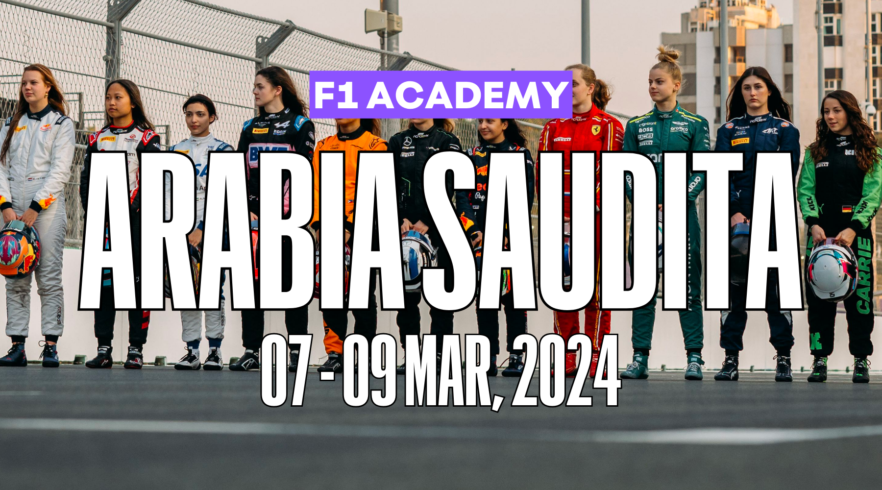 HORARIOS F1 ACADEMY: Round 1