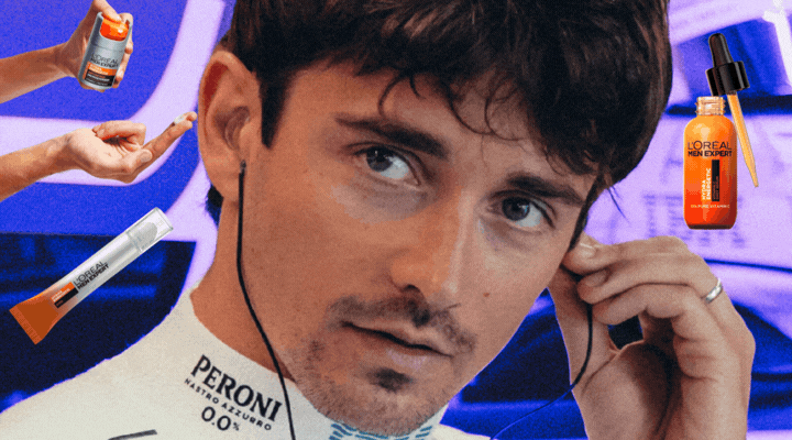 La rutina infalible de Charles Leclerc para combatir los signos de fatiga y cuidar tu piel como un piloto de Formula 1