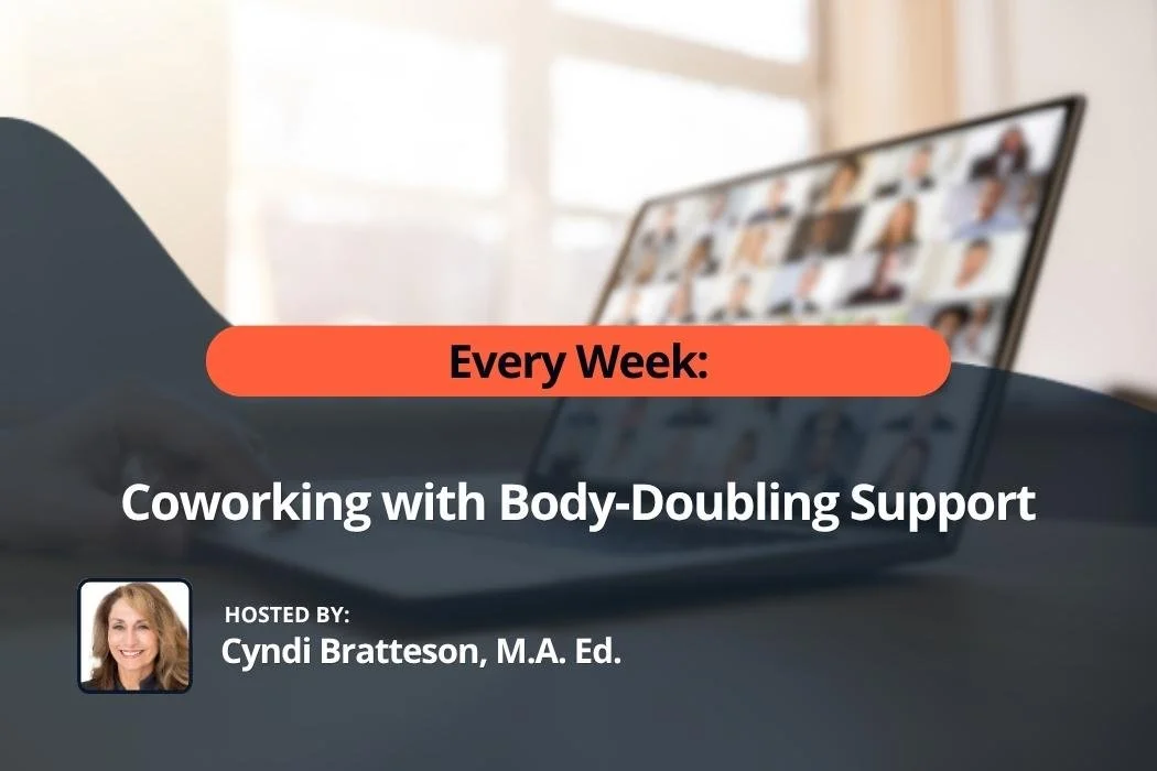 Weekly Body Doubling Sessions