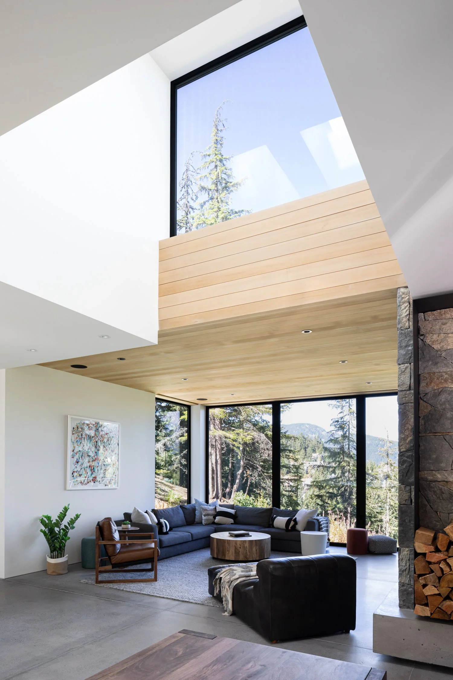 Panorama — millwork detail 18, new-build interior design in Whistler, BC by LRD Studio. Photography by Ema Peter.