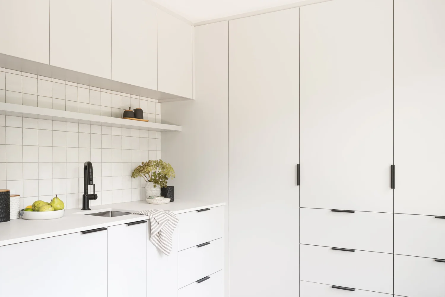 Tapleys Hickory floor detail — full renovation interior design in Whistler, BC by LRD Studio. Photography by Matt Anthony.