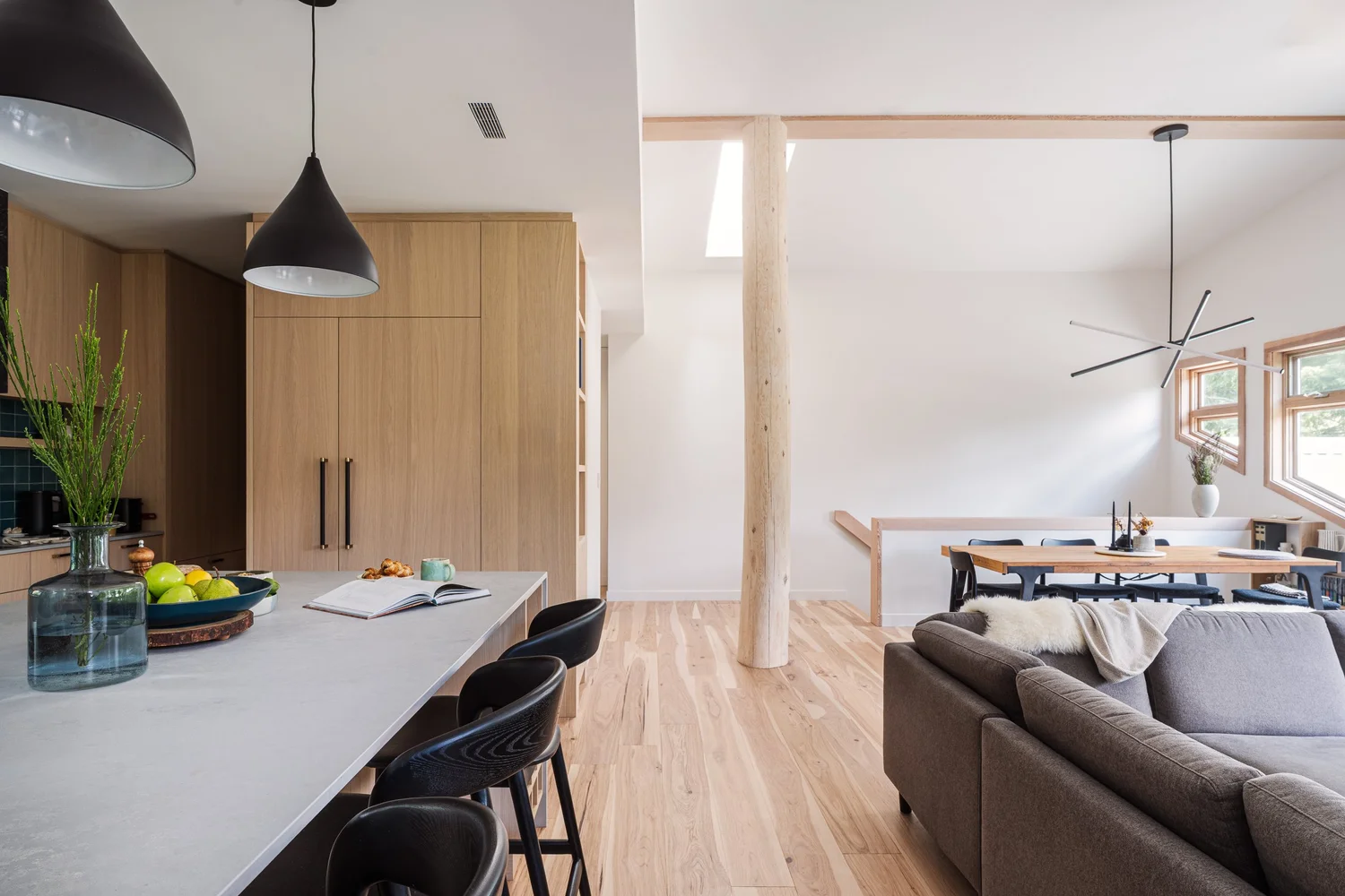 Tapleys Custom wardrobe millwork detail — full renovation interior design in Whistler, BC by LRD Studio. Photography by Matt Anthony.