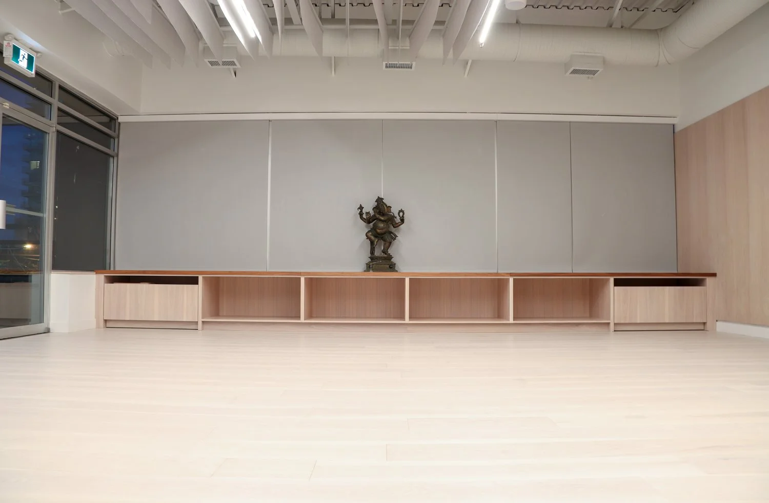 Moov Yoga Studio — custom interior detail 10, commercial interior design in Vancouver, BC by LRD Studio. Photography by Jordan Smith.