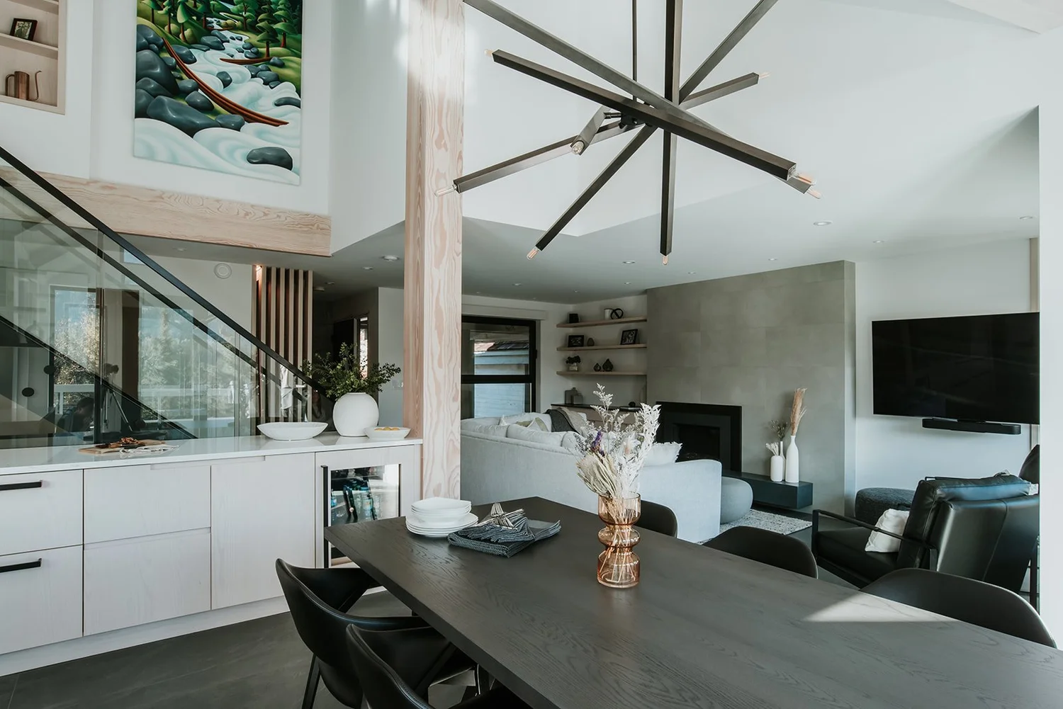 Falcon Crescent — spatial composition 19, full renovation interior design in Whistler, BC by LRD Studio. Photography by Darby Magill.