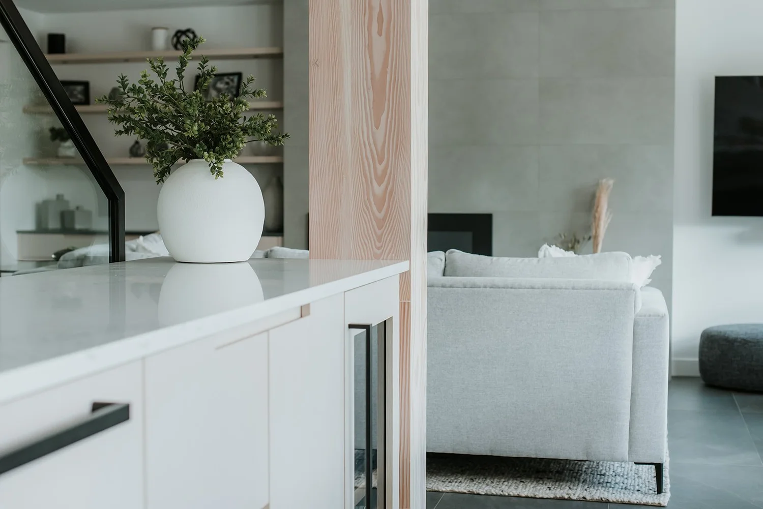 Falcon Crescent — living space 6, full renovation interior design in Whistler, BC by LRD Studio. Photography by Darby Magill.