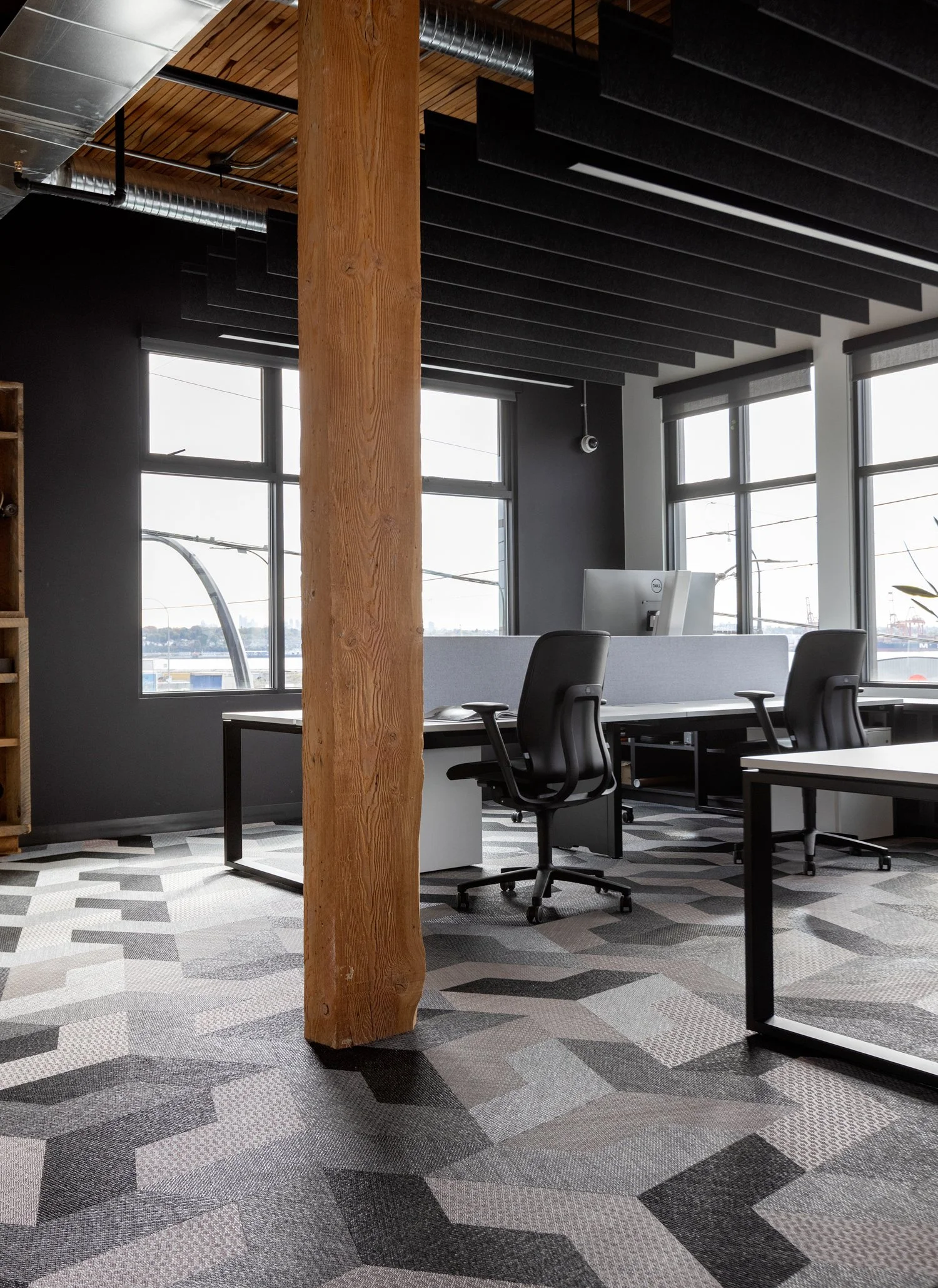 SRAM Material or texture detail, commercial interior design in North Vancouver, BC by LRD Studio. Photography by Janis Nicolay.