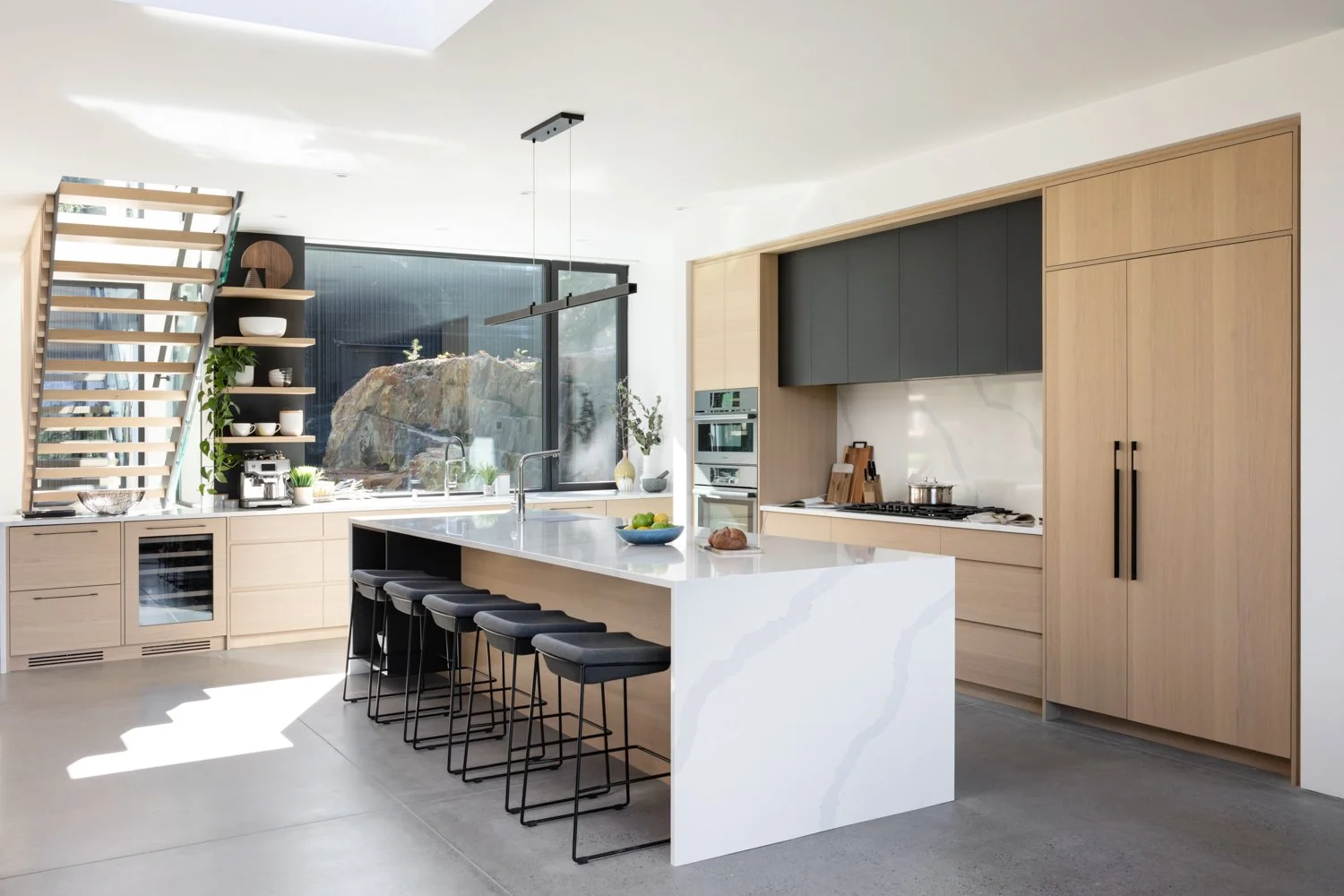 Panorama — interior detail 2, new-build interior design in Whistler, BC by LRD Studio. Photography by Ema Peter.