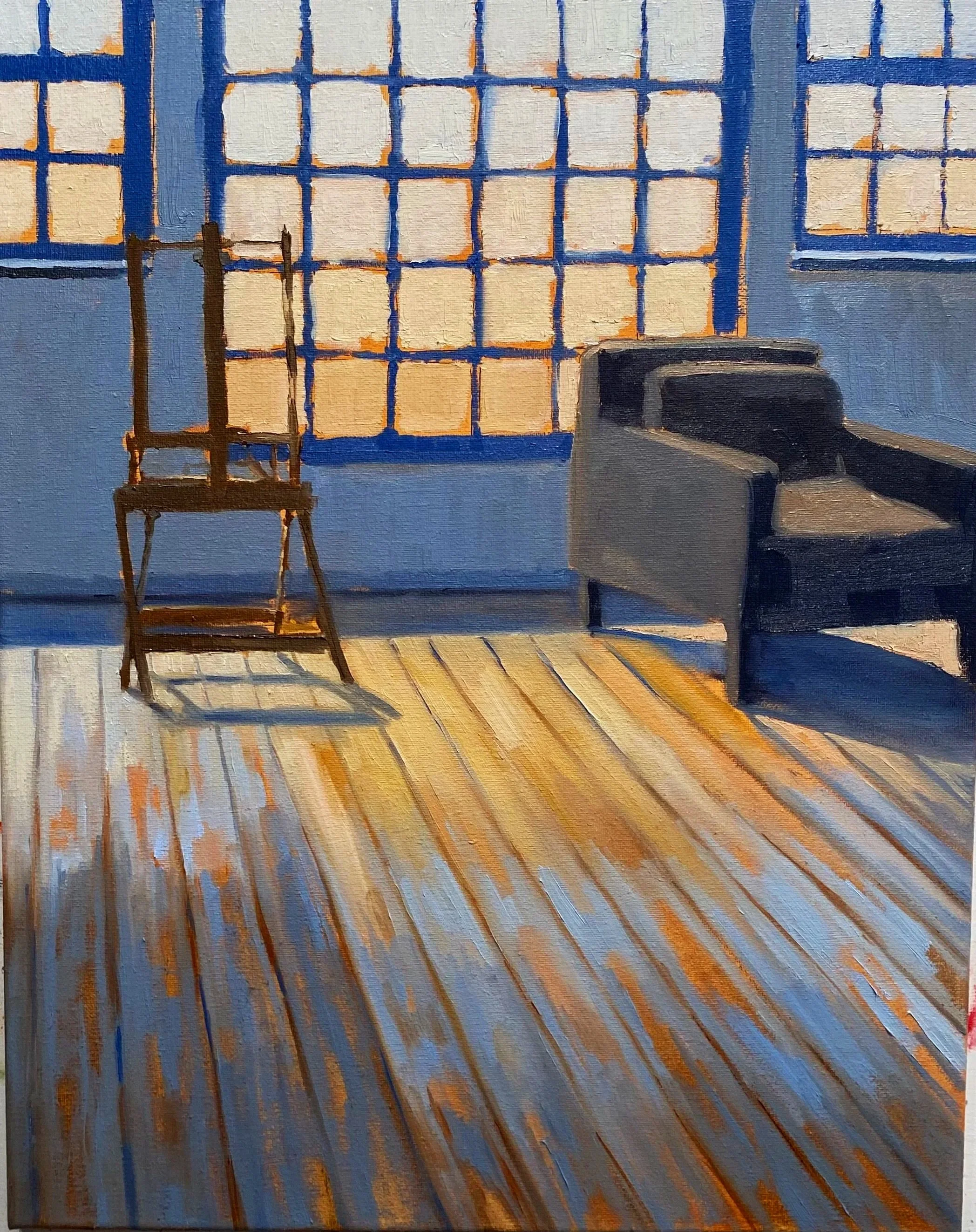 The Studio Window, 16 x 20", oil on canvas
