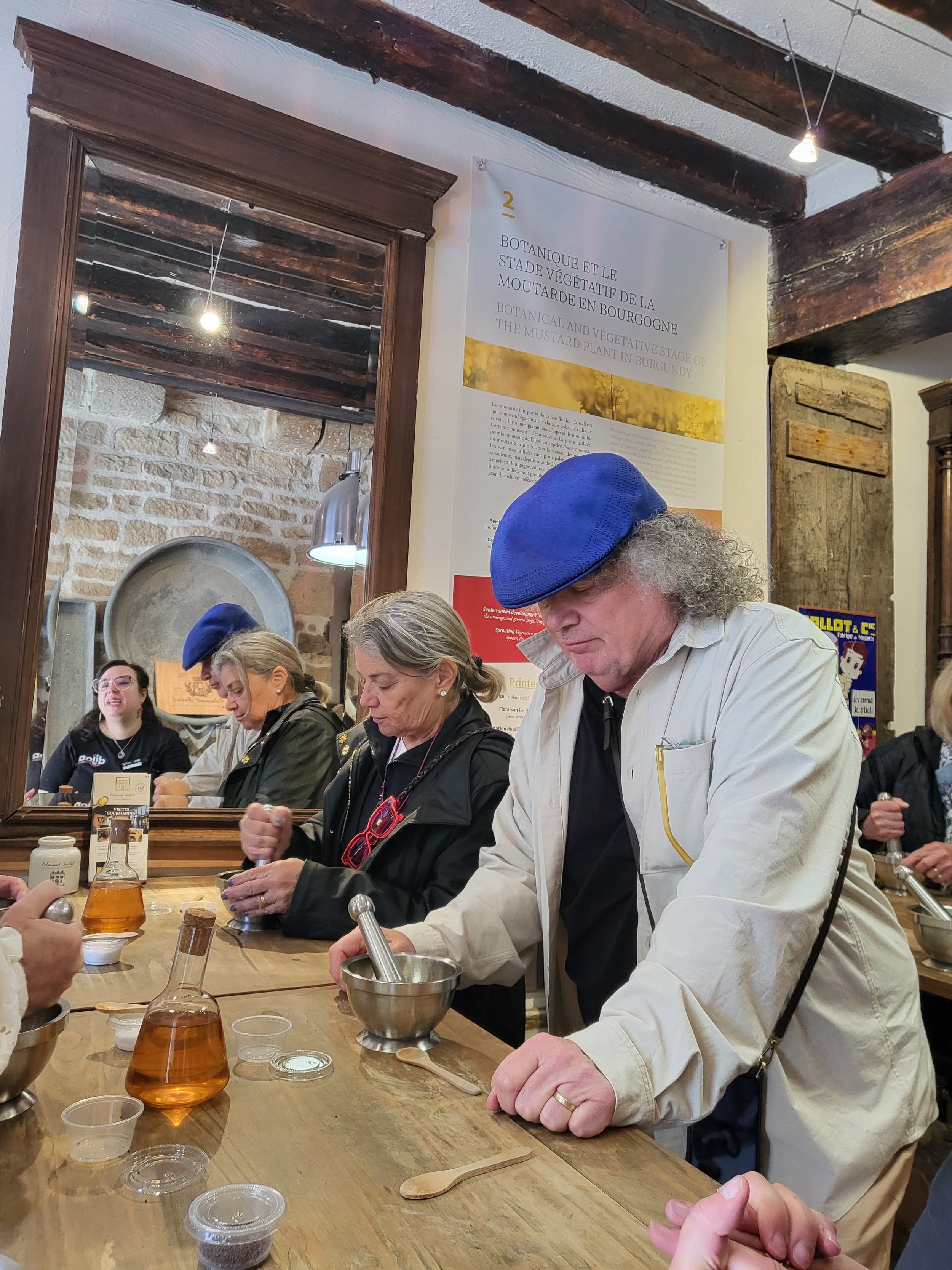 A mustard class in Dijon