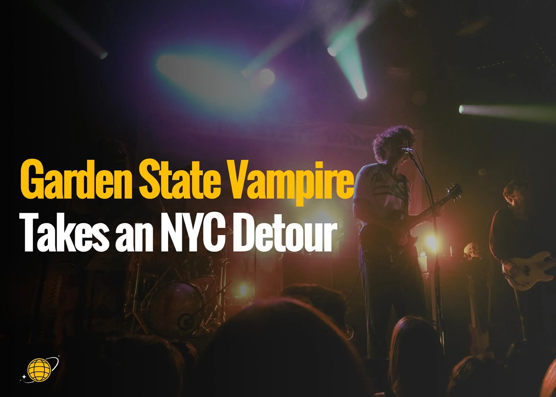 Garden State Vampire takes an NYC detour :                                                                                  Joe P at Bowery Ballroom