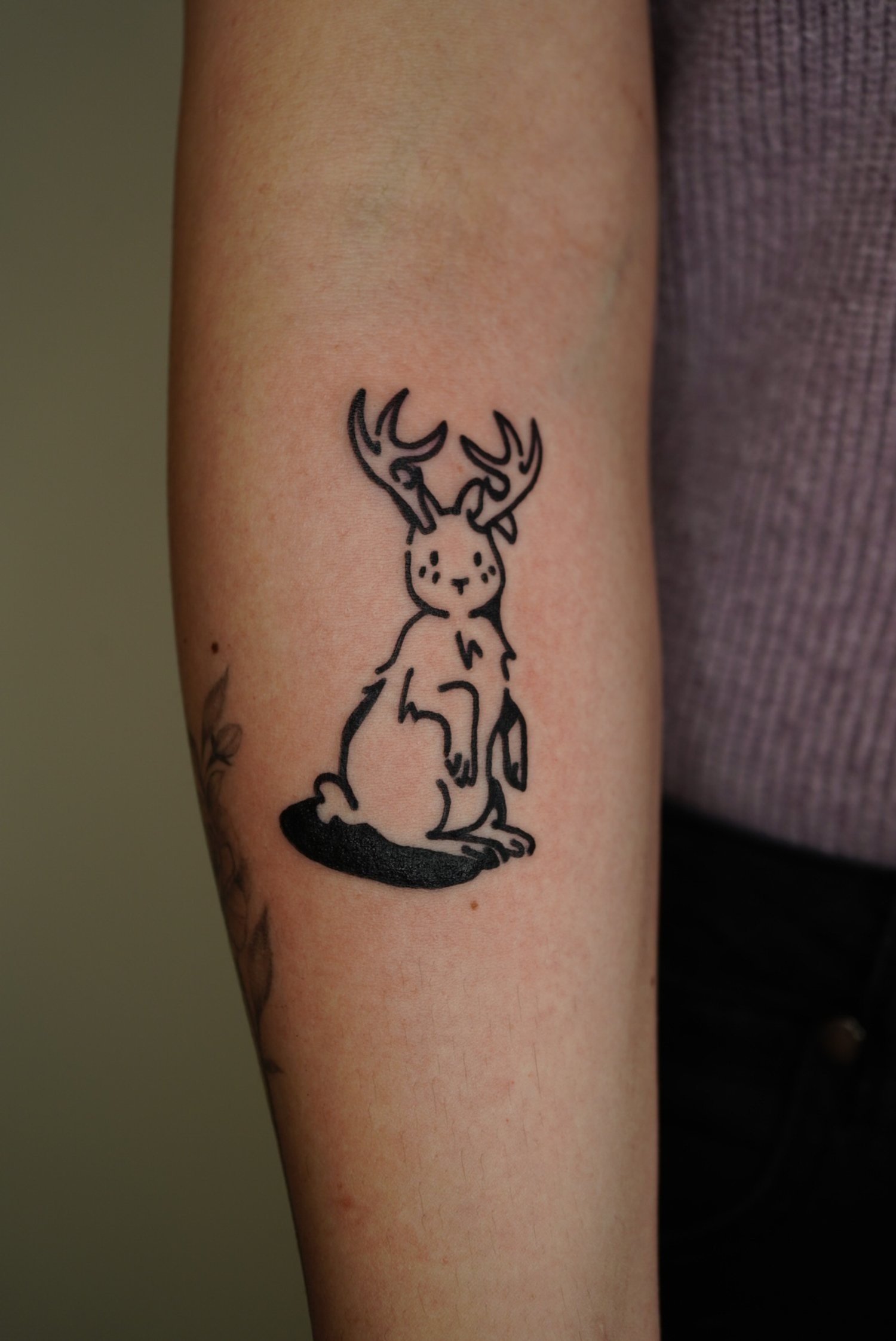 Beautiful Jackalope done by... - My Little Needle Tattoos | Facebook