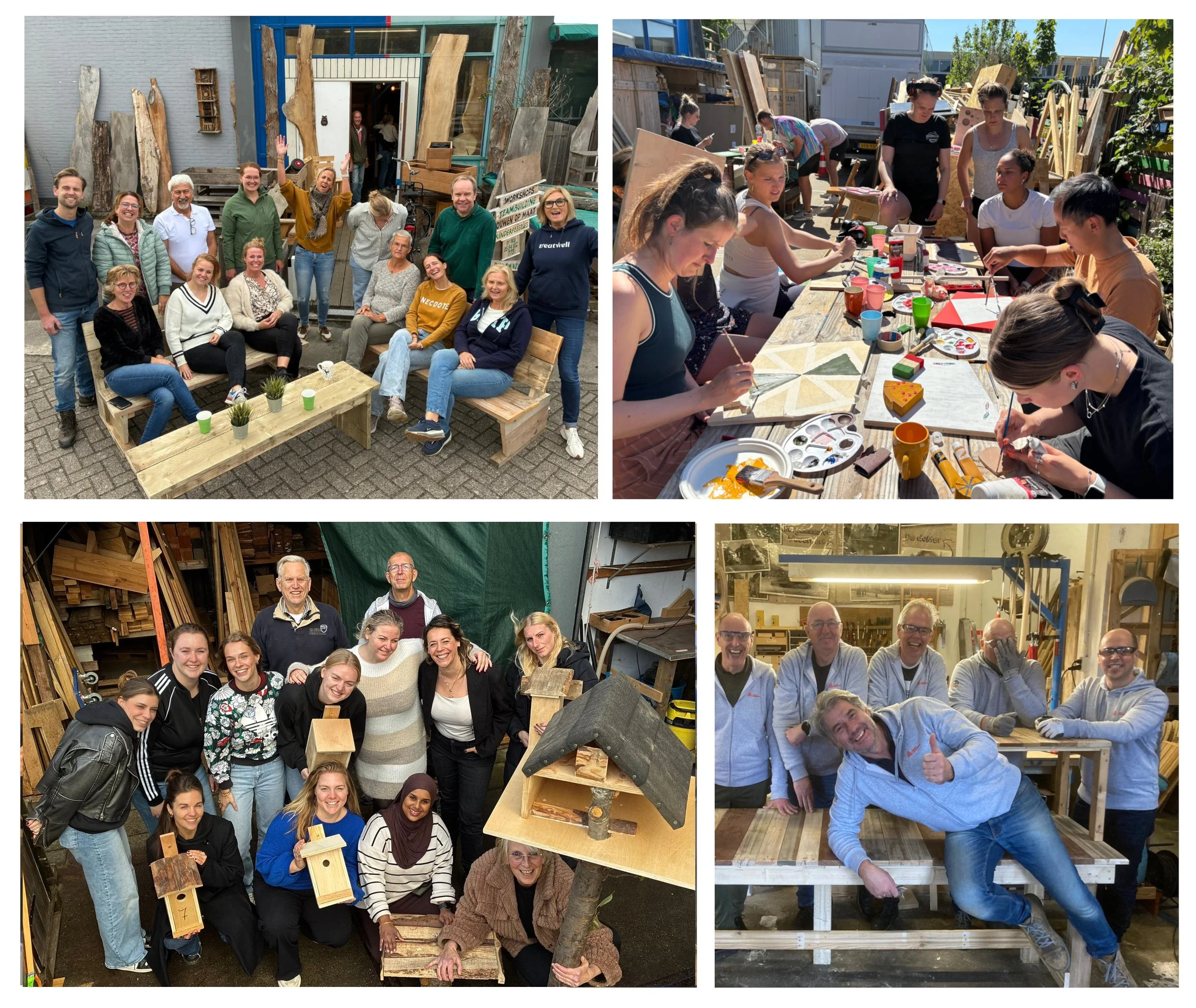 Teambuilding, verbinden, versterken, circulair, duurzaam, impact maken.