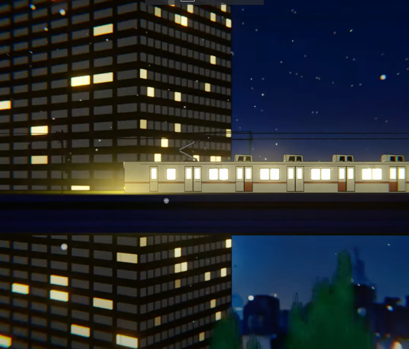 Taking the Night Tram