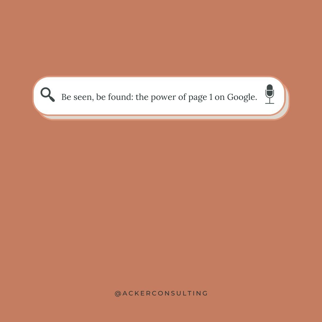 Did you know that 90% of Google traffic comes from the first page of search results? 

I mean have you ever even scrolled all the way to the bottom of the search results and clicked 'Next'? Nope, didn't think so! 

Only about 5% of traffic comes from