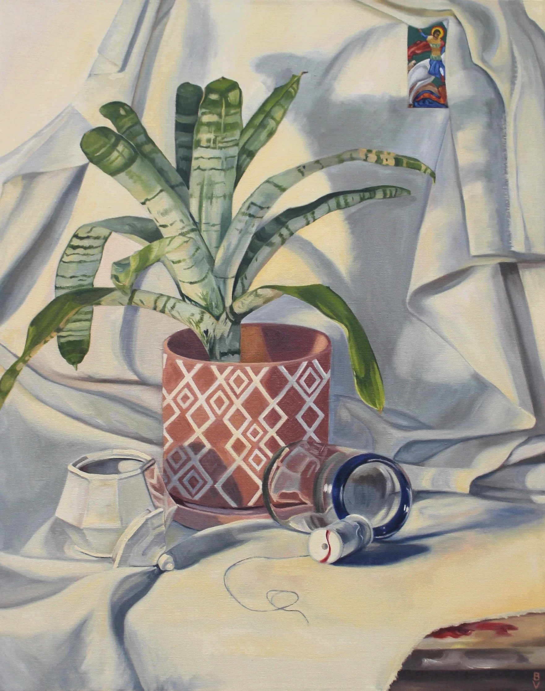 Valiant, Oil on canvas, 2023, 33 1/2" x 26 1/2"
