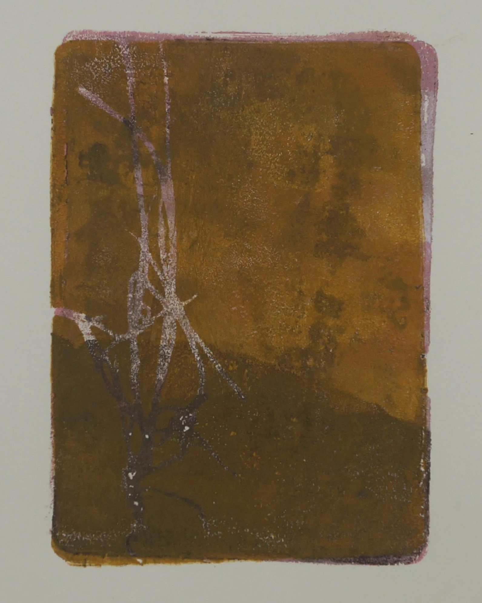 Kansas, Monoprint, 2024