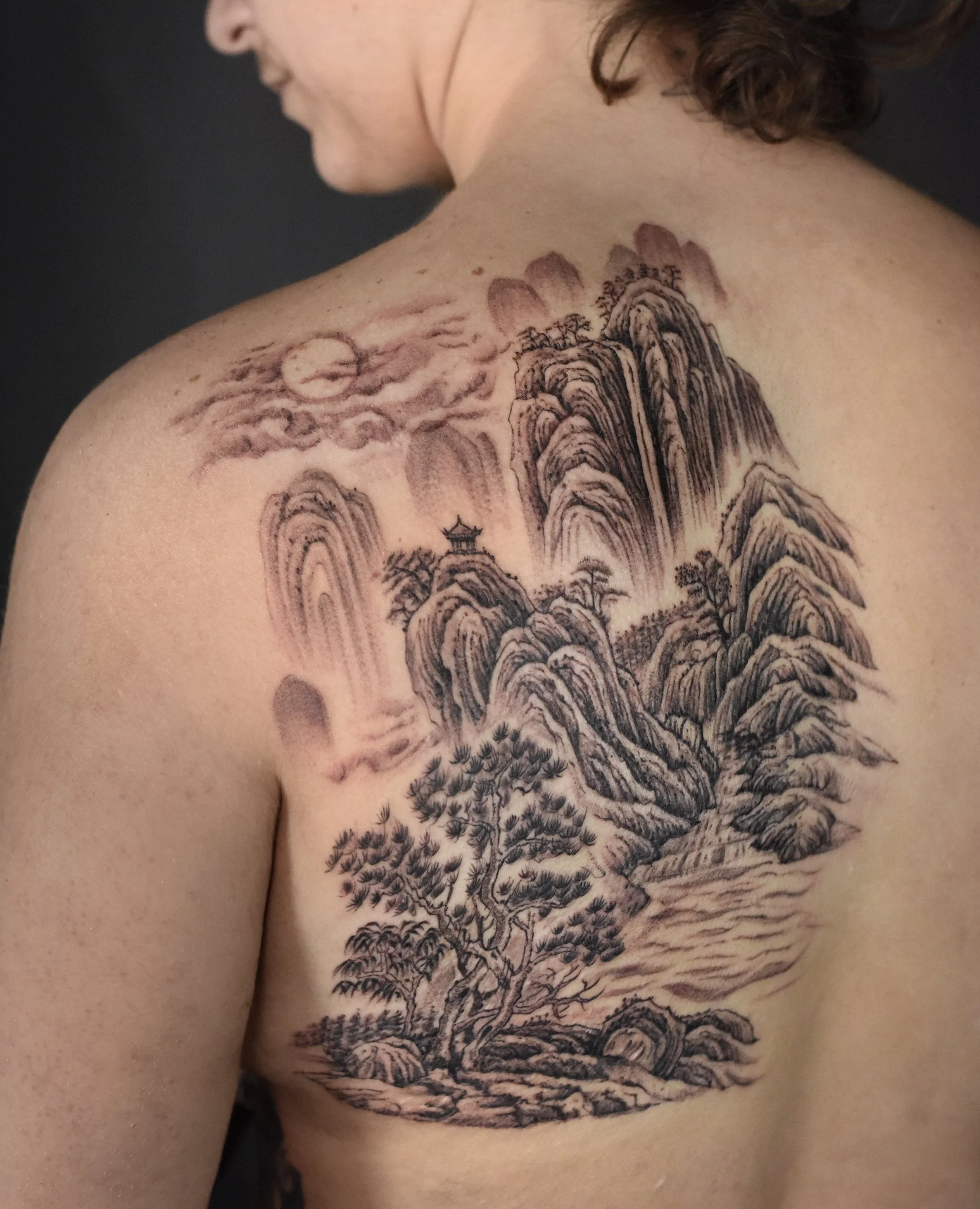 kaho inkshop - brushstroke tattoo, asian tattoo bamboo abstract tattootattoo, los angeles, san francisco, new york, california