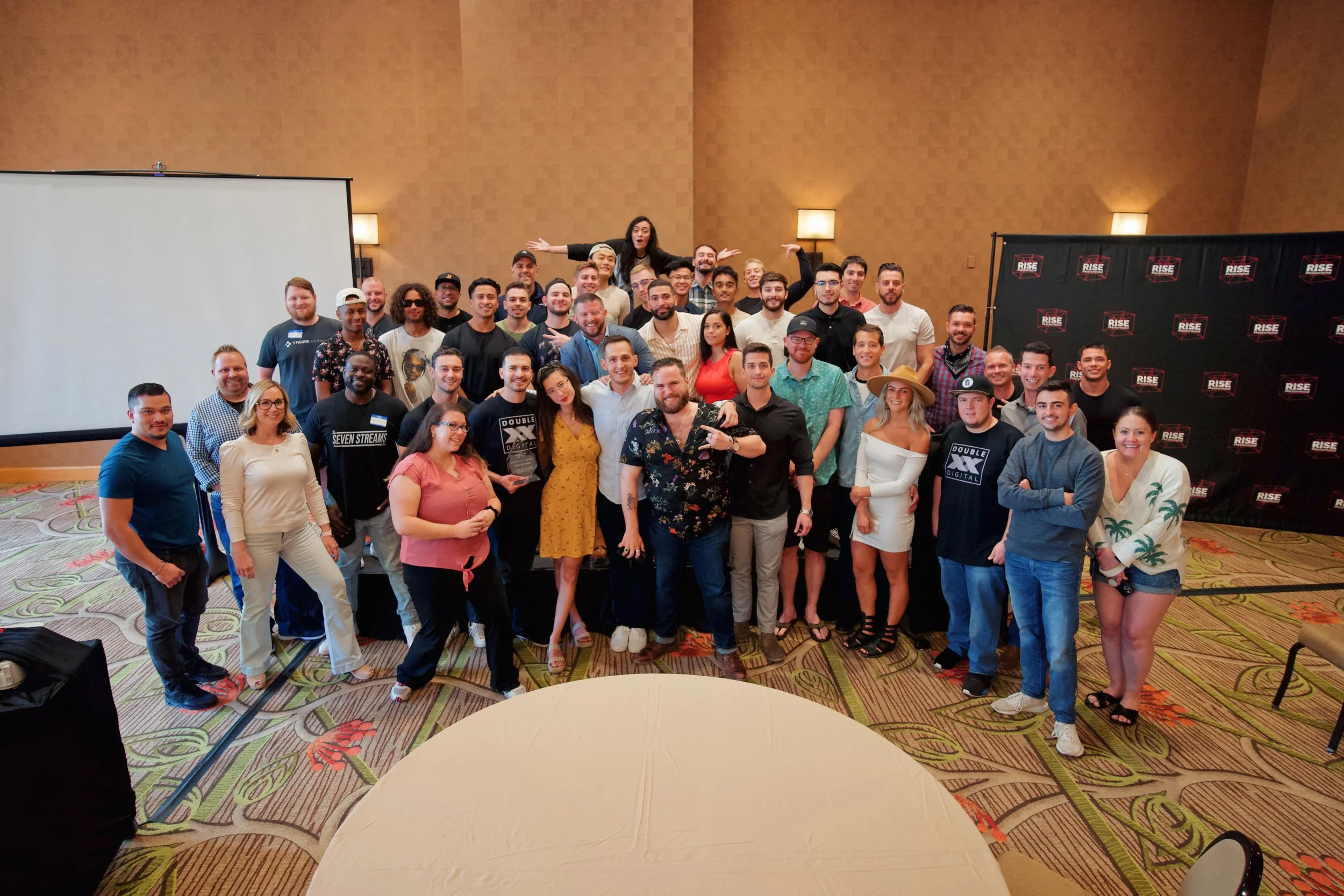 Group Photo for Joel Kaplan's Mastermind Event