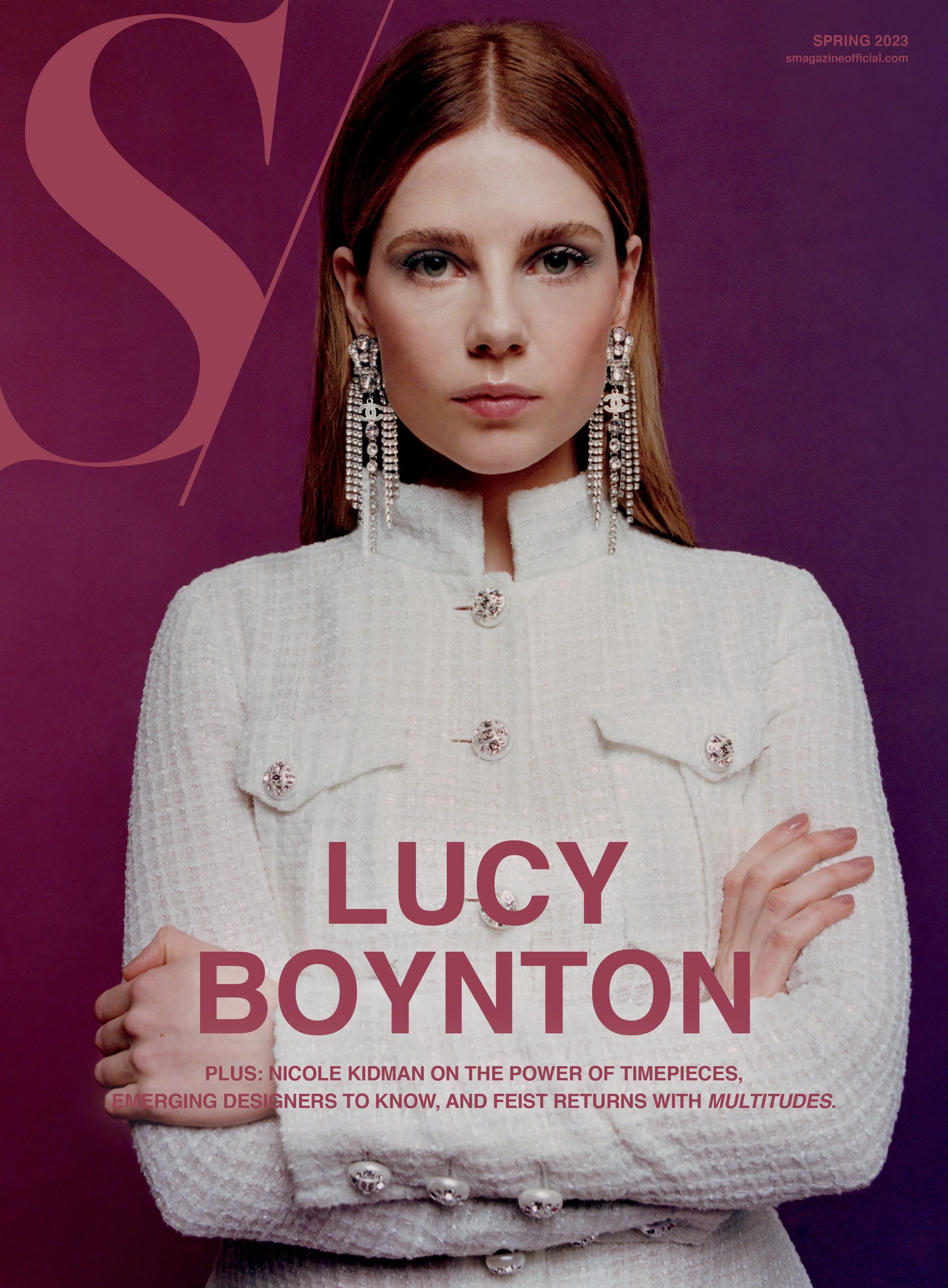 Lucy Boynton - S/ Mag Cover
