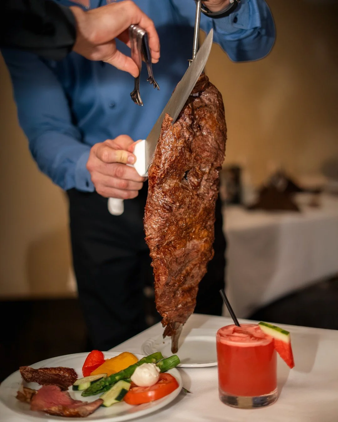 Cut and charcoal-grilled to perfection, served right on your plate! Say hello to @brasao_official, an authentic Brazilian steakhouse that packs the flavors and the sizzle! 🔥🍽️
&bull;
&bull;
&bull;
#shopsatlegacyeast #brasao