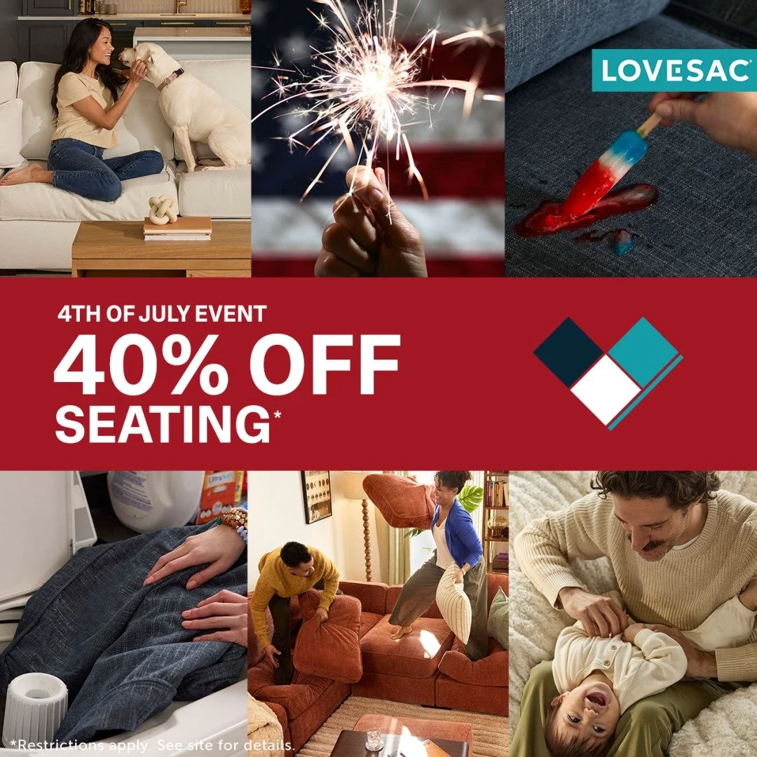 Lovesac - 4th of July Event Up to 40% Off*