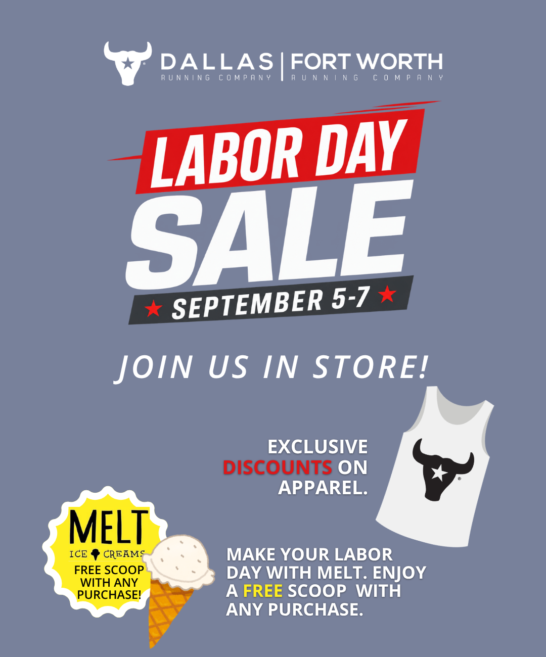 Dallas Run Co - Labor Day Sale