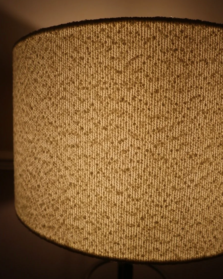 Large Brutalist wrought iron tripod lamp from the Netherlands, 1960s.