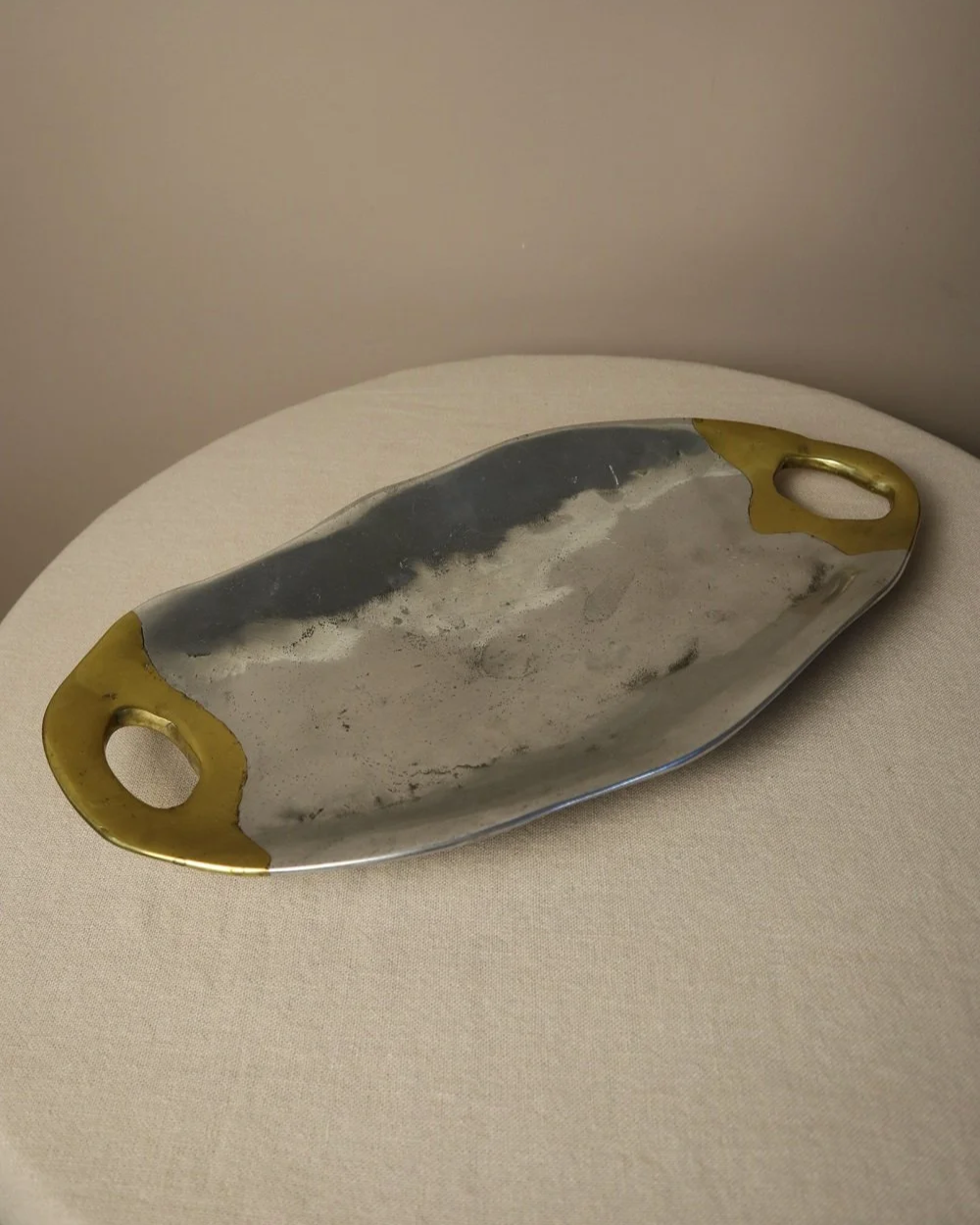 David Marshall cast aluminium dish